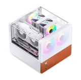 Case JONSBO V12 White – M-ATX/ITX| GPU 260mm| Kính 270°